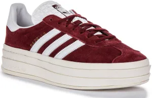 Adidas Gazelle Bold W In Burgundy For Women