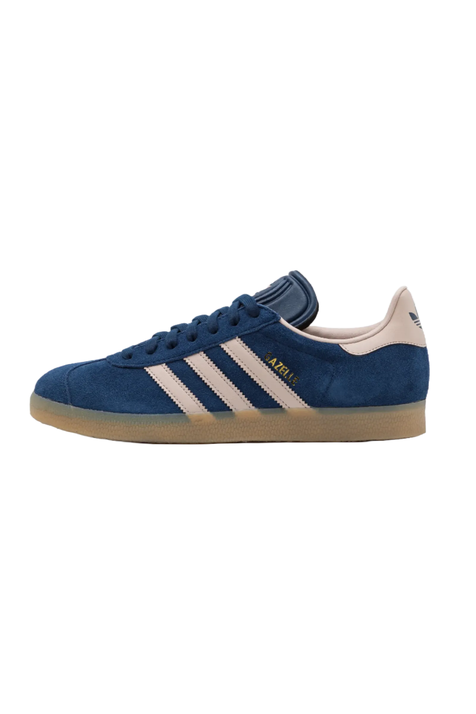 adidas Originals Gazelle trainers in indigo and taupe