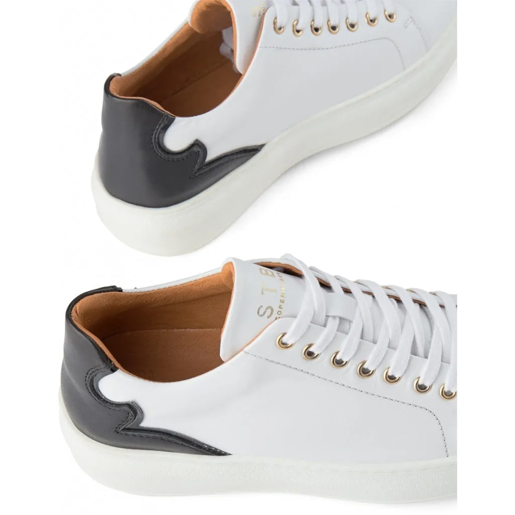 Adina Leather Sneaker - WHITE