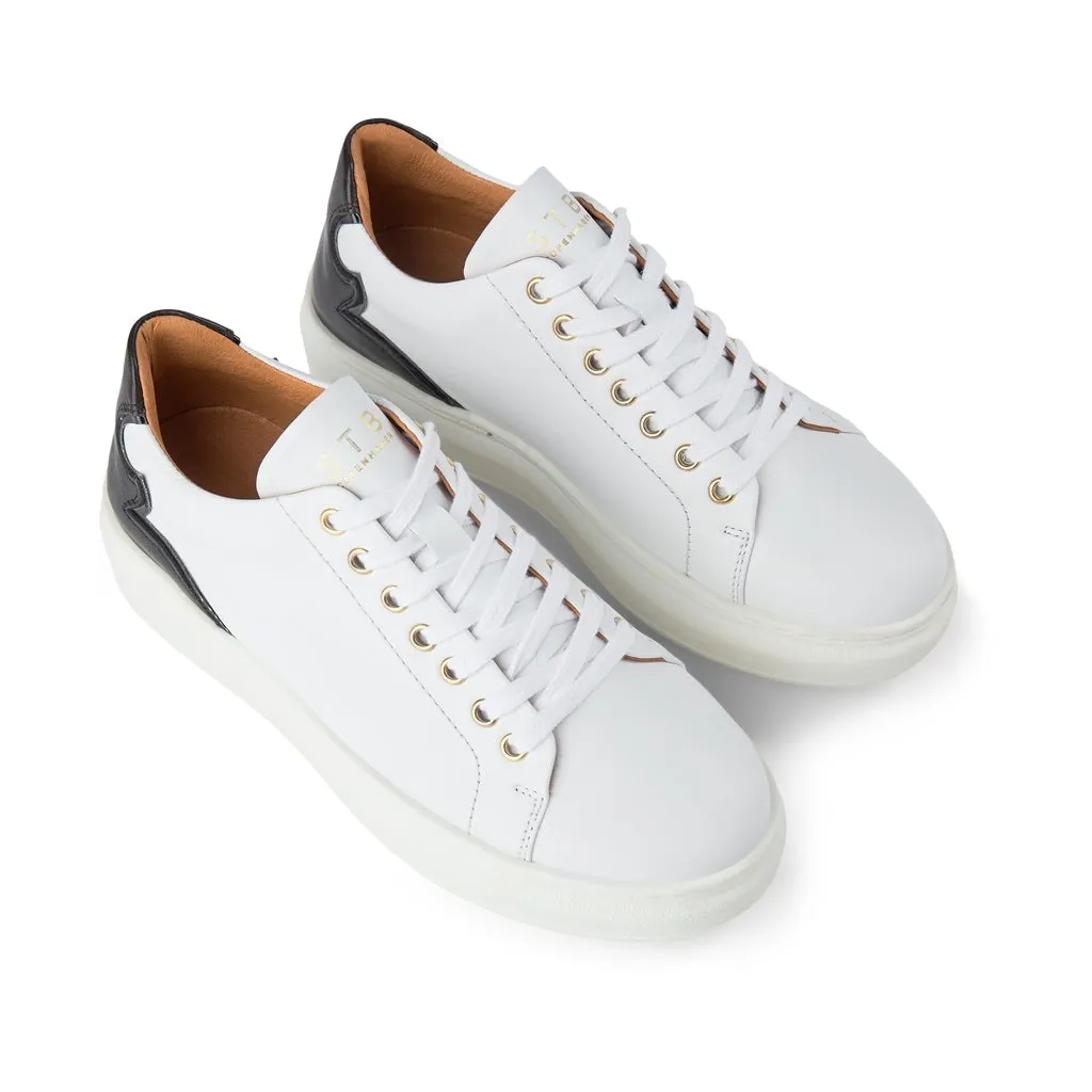 Adina Leather Sneaker - WHITE