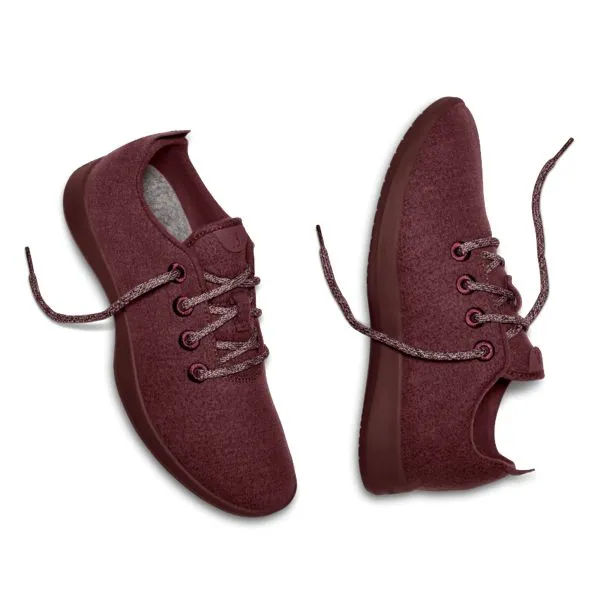 Allbirds Wool Runners - LIMITED EDITION: Berry Red (dark red Sole)