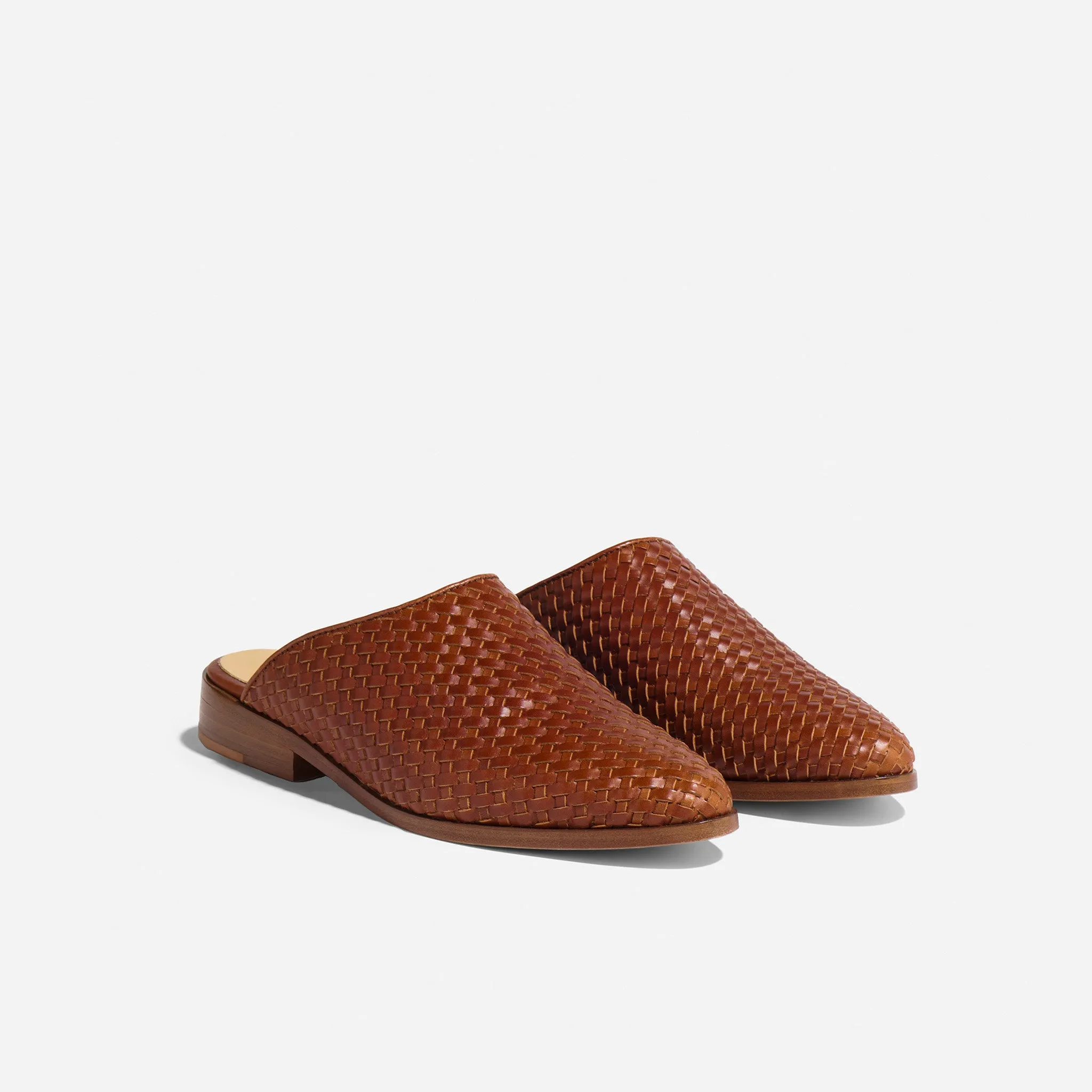 Ama Woven Mule Woven Brandy