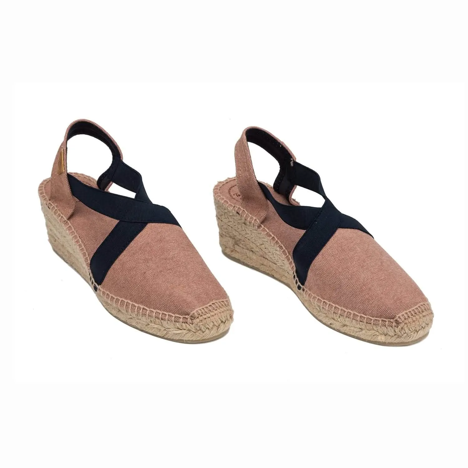 Basic Cotton Blend Wedge Espadrille for Women - Terra-BC