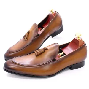 Benedict Tassel Dress Loafer Shoes - Men Shoes