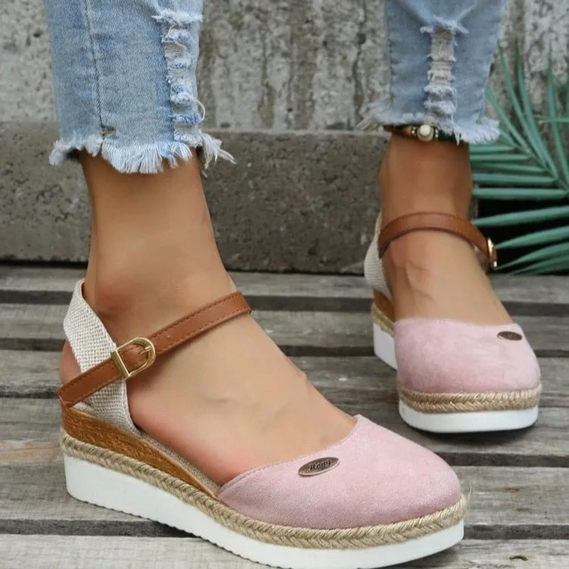 BerriesJam - Linen Plain Handmade Casual Comfortable Espadrilles