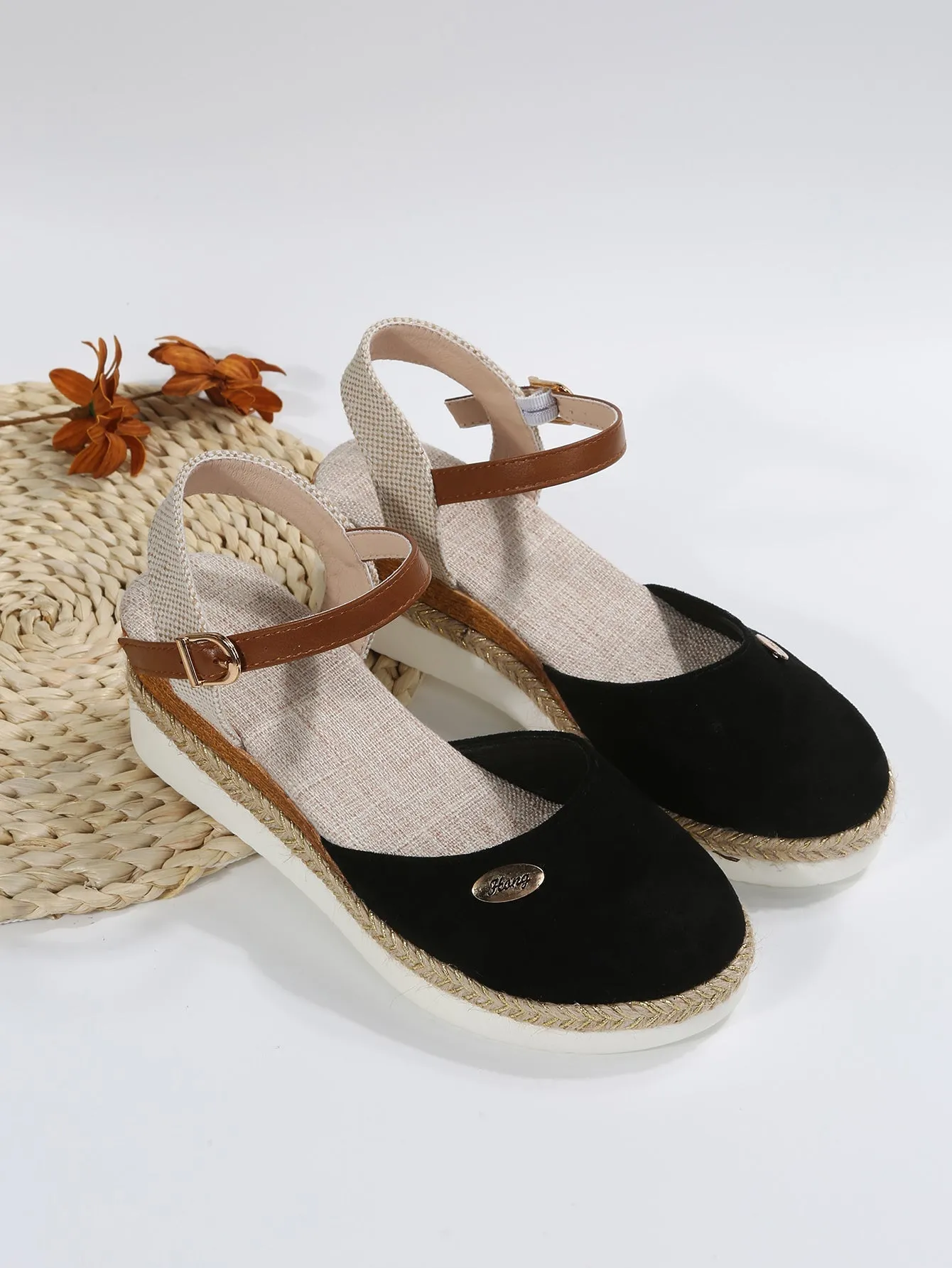 BerriesJam - Linen Plain Handmade Casual Comfortable Espadrilles