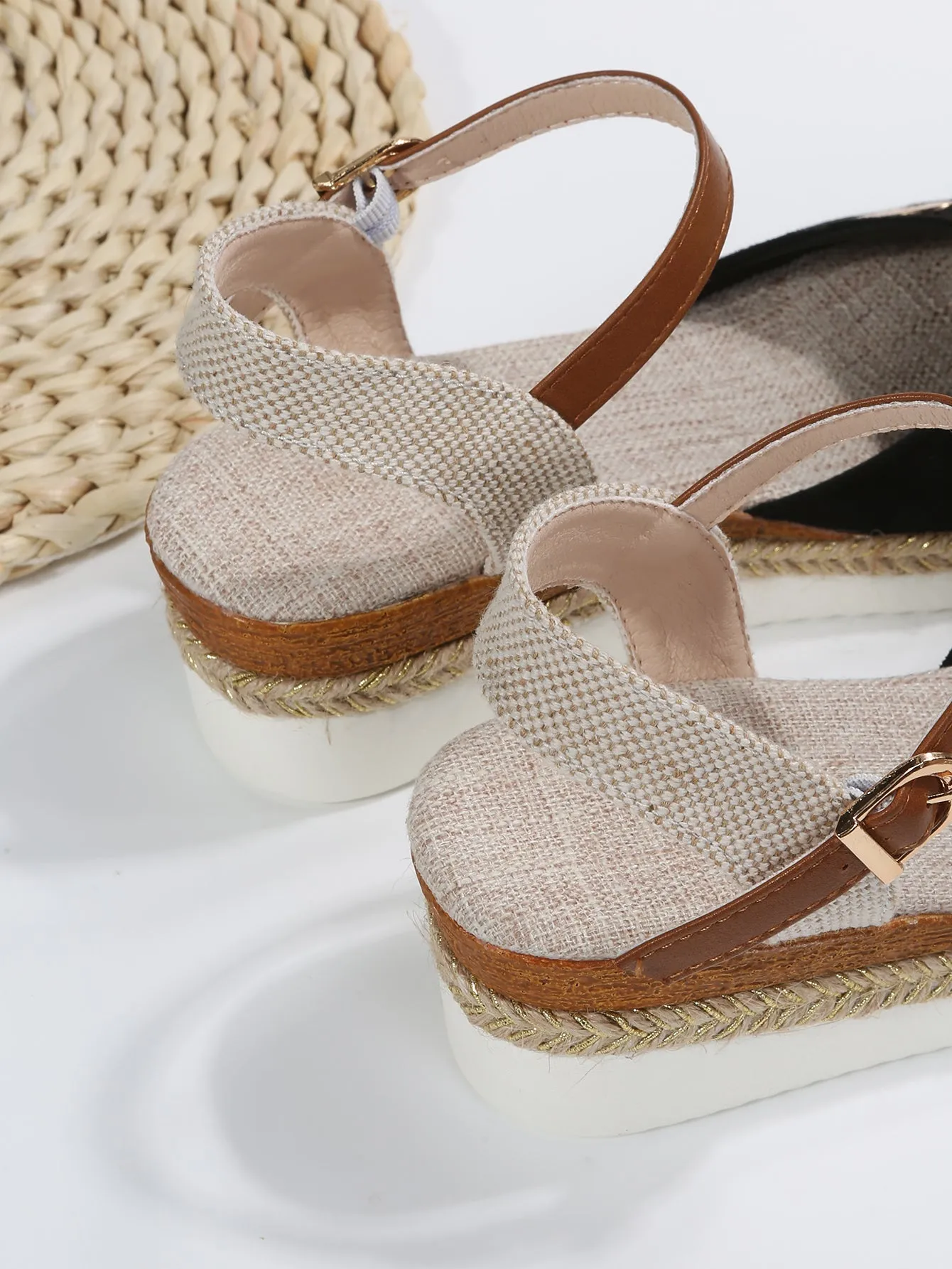 BerriesJam - Linen Plain Handmade Casual Comfortable Espadrilles