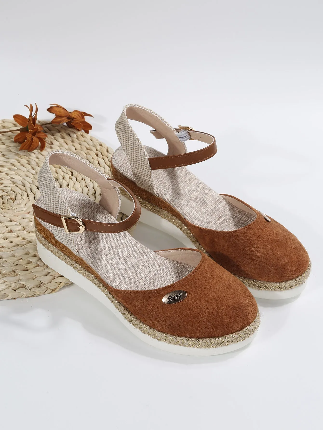 BerriesJam - Linen Plain Handmade Casual Comfortable Espadrilles