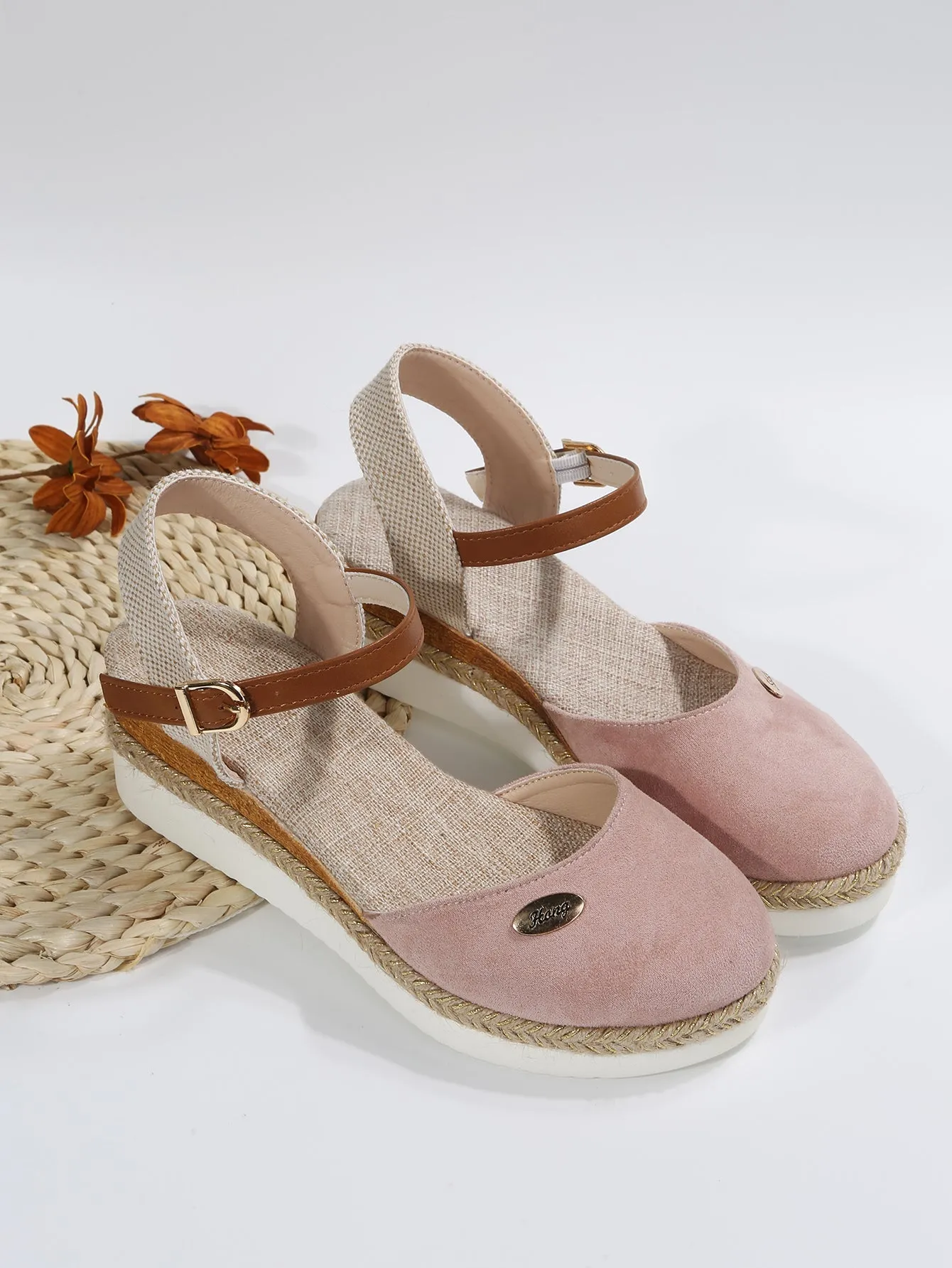 BerriesJam - Linen Plain Handmade Casual Comfortable Espadrilles