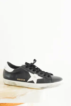 Black Super Star Distressed Trainers RRP £451