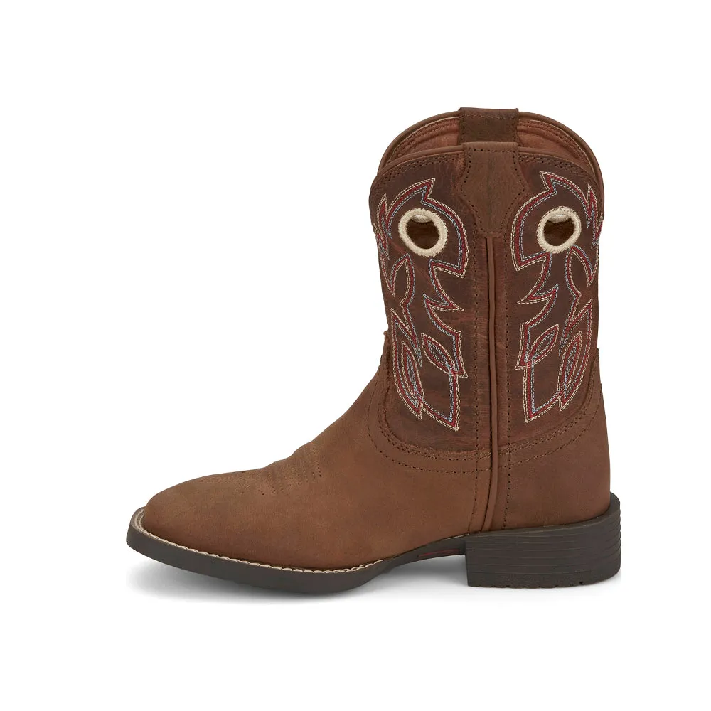 Bowline Wide Square Toe Cowboy Boots (Little Kid-Big Kid)