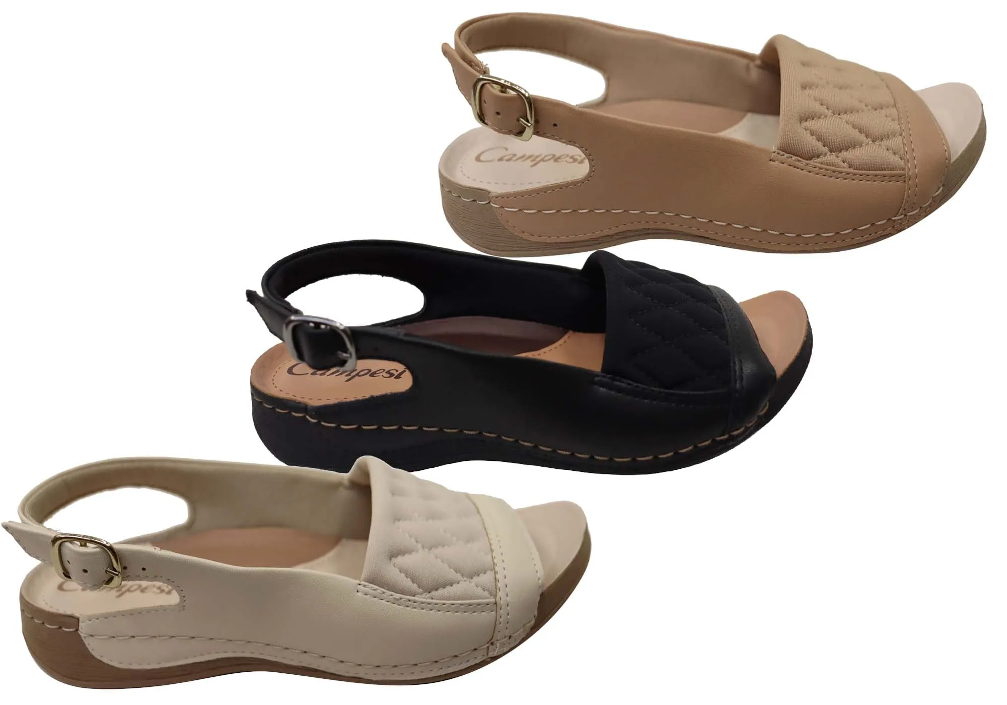 Campesi Naja Womens Comfortable Sandals Made In Brazil