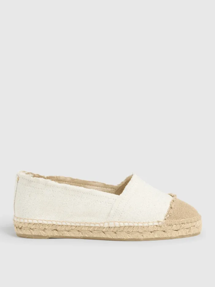 Castaner KAMPALA Espadrilles In White And Gold 022718 4078