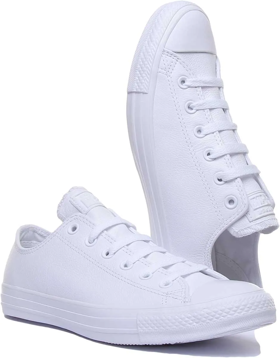 Converse 136823 CT Low Leather Trainer In White for Men