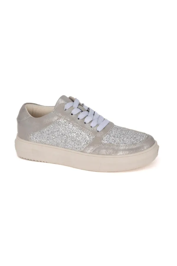 Corky's Rad Leather Glitter Sneaker