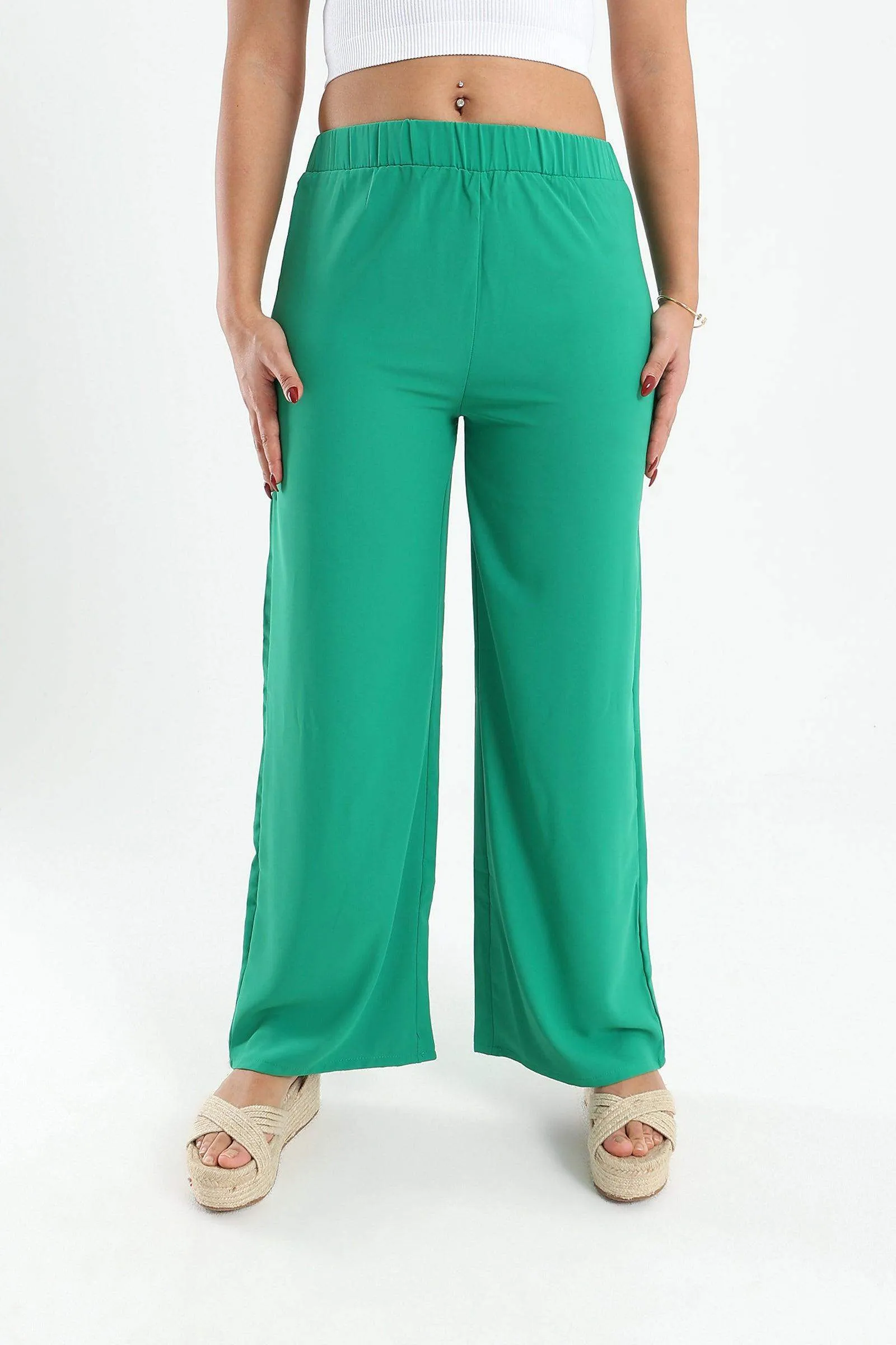 Cotton High Waist Pants