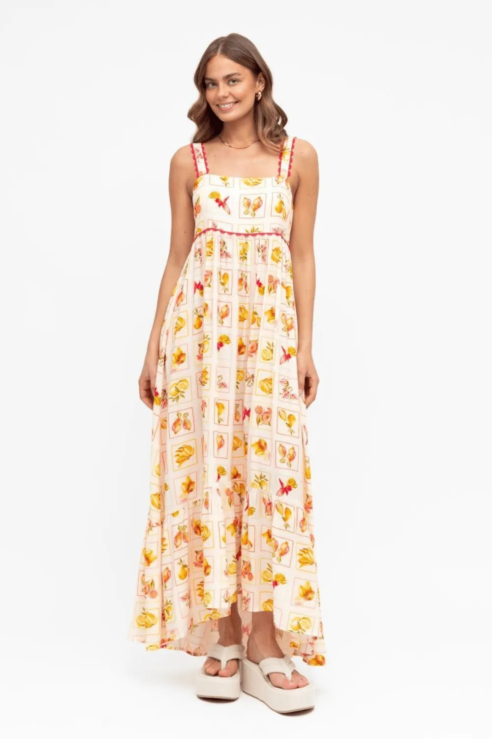 Dahlar Maxi Dress - Mediterranean