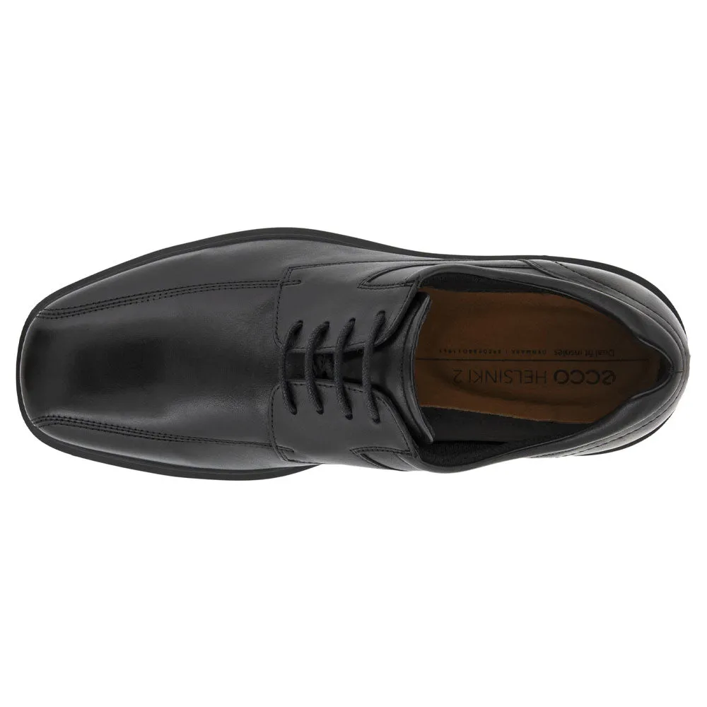 ECCO Helsinki 2 Bike Toe Tie Black Shoe (Men's)