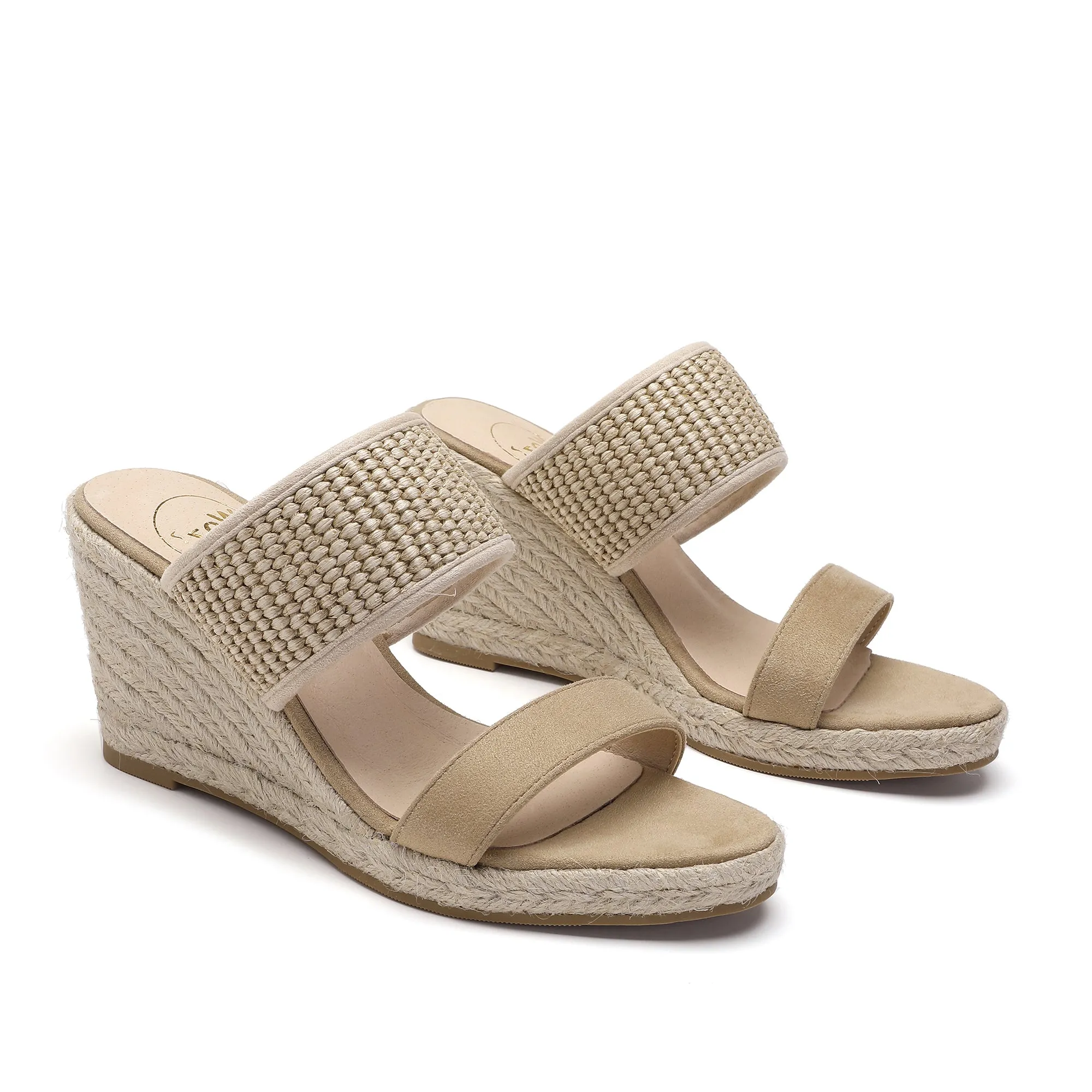 Ella Taupe Espadrilles