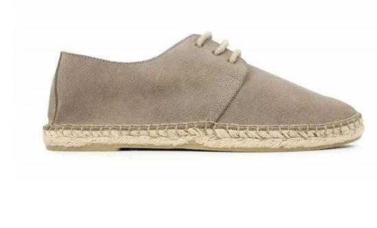 Espadrille Suede Leather Sand