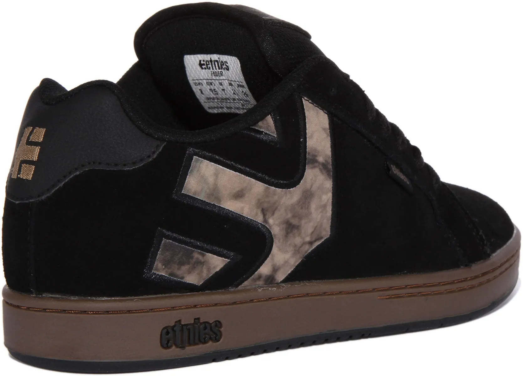 Etnies Fader In Black For Men