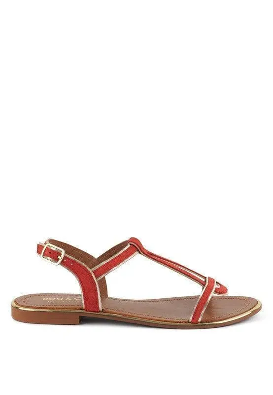 Feodora Flat Slip On Sandals