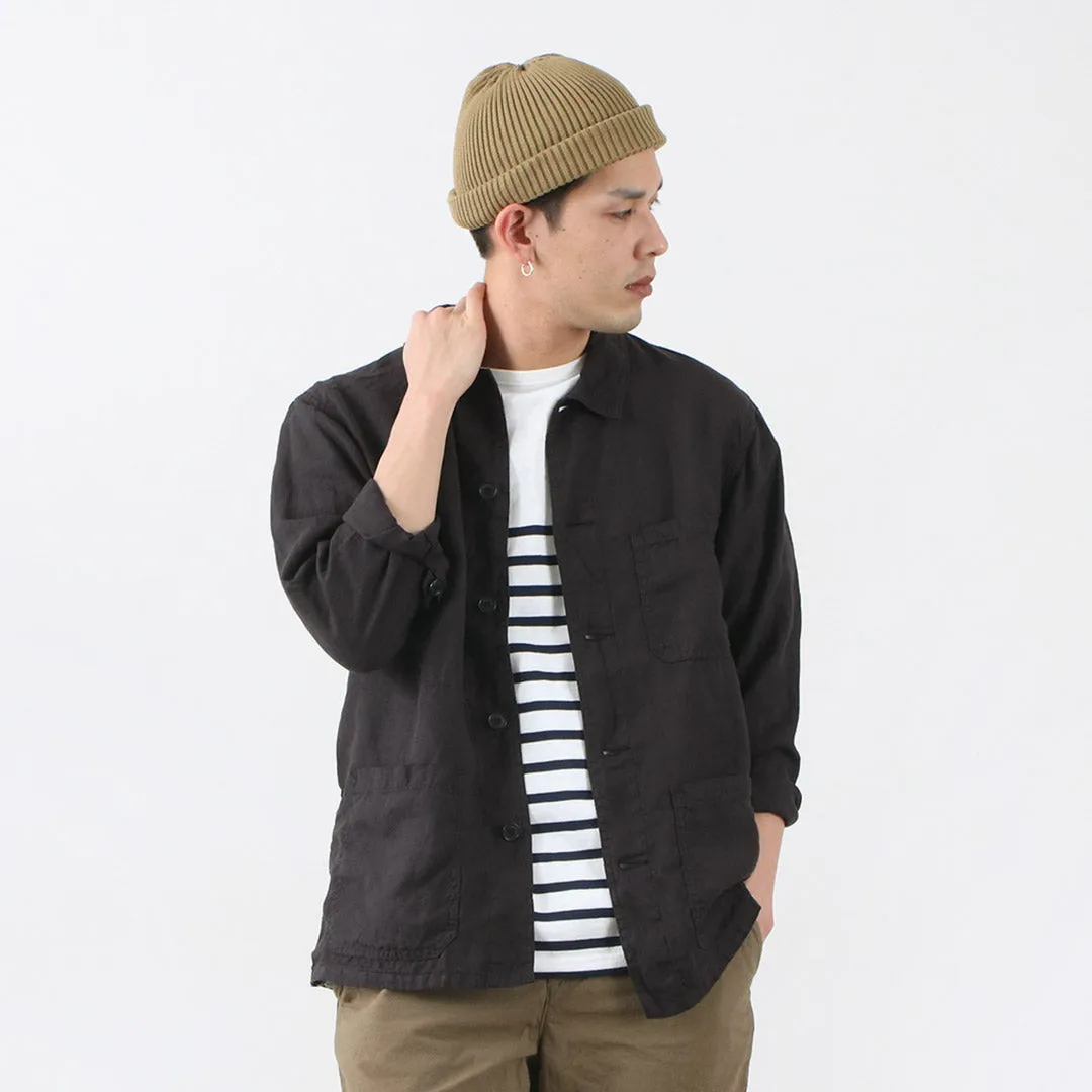 FOB FACTORY / F2413 Hemp shirt jacket