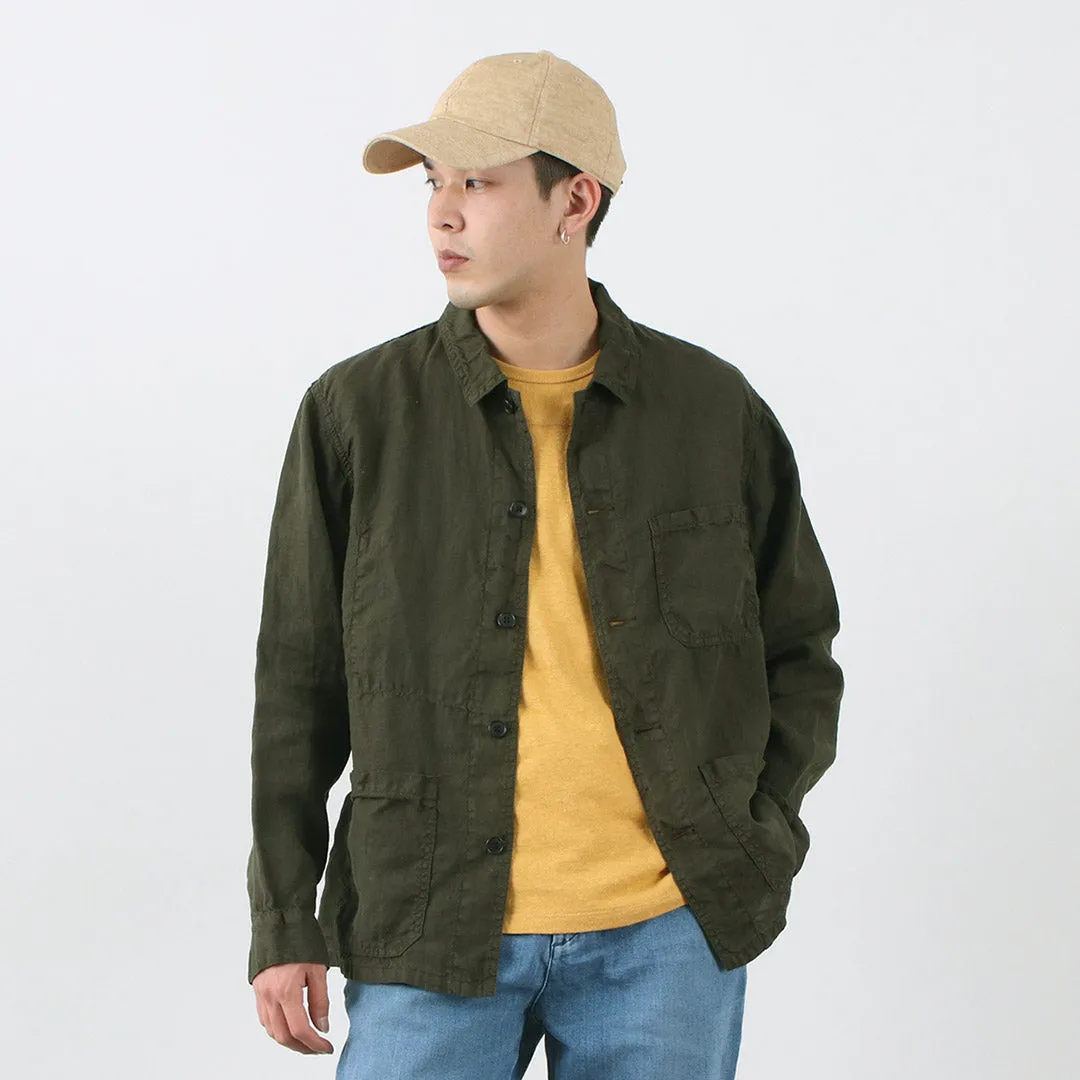 FOB FACTORY / F2413 Hemp shirt jacket