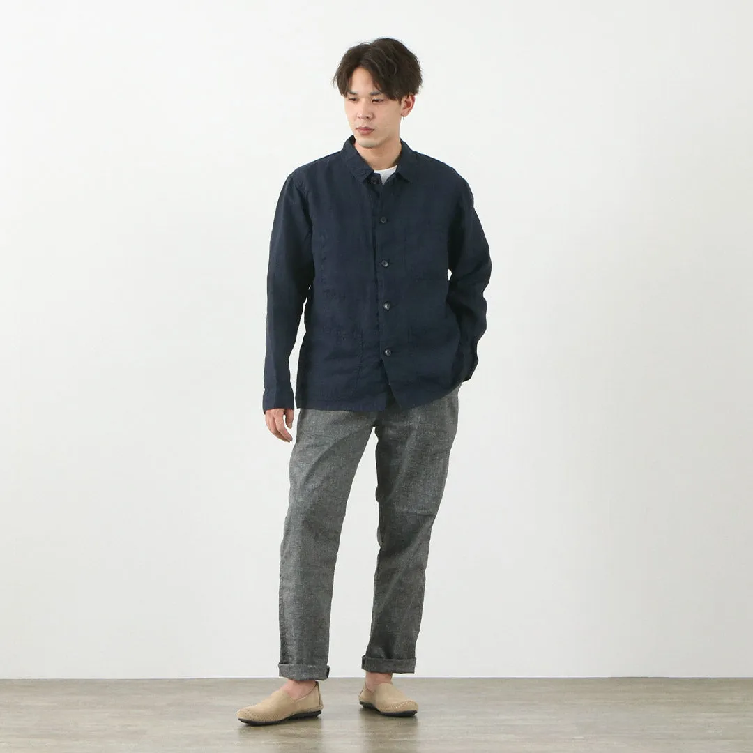 FOB FACTORY / F2413 Hemp shirt jacket