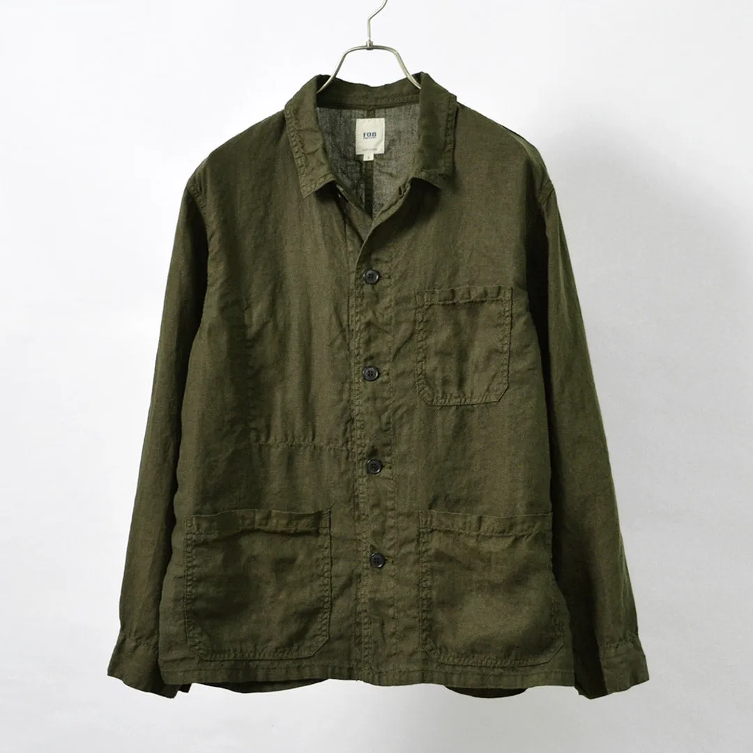 FOB FACTORY / F2413 Hemp shirt jacket