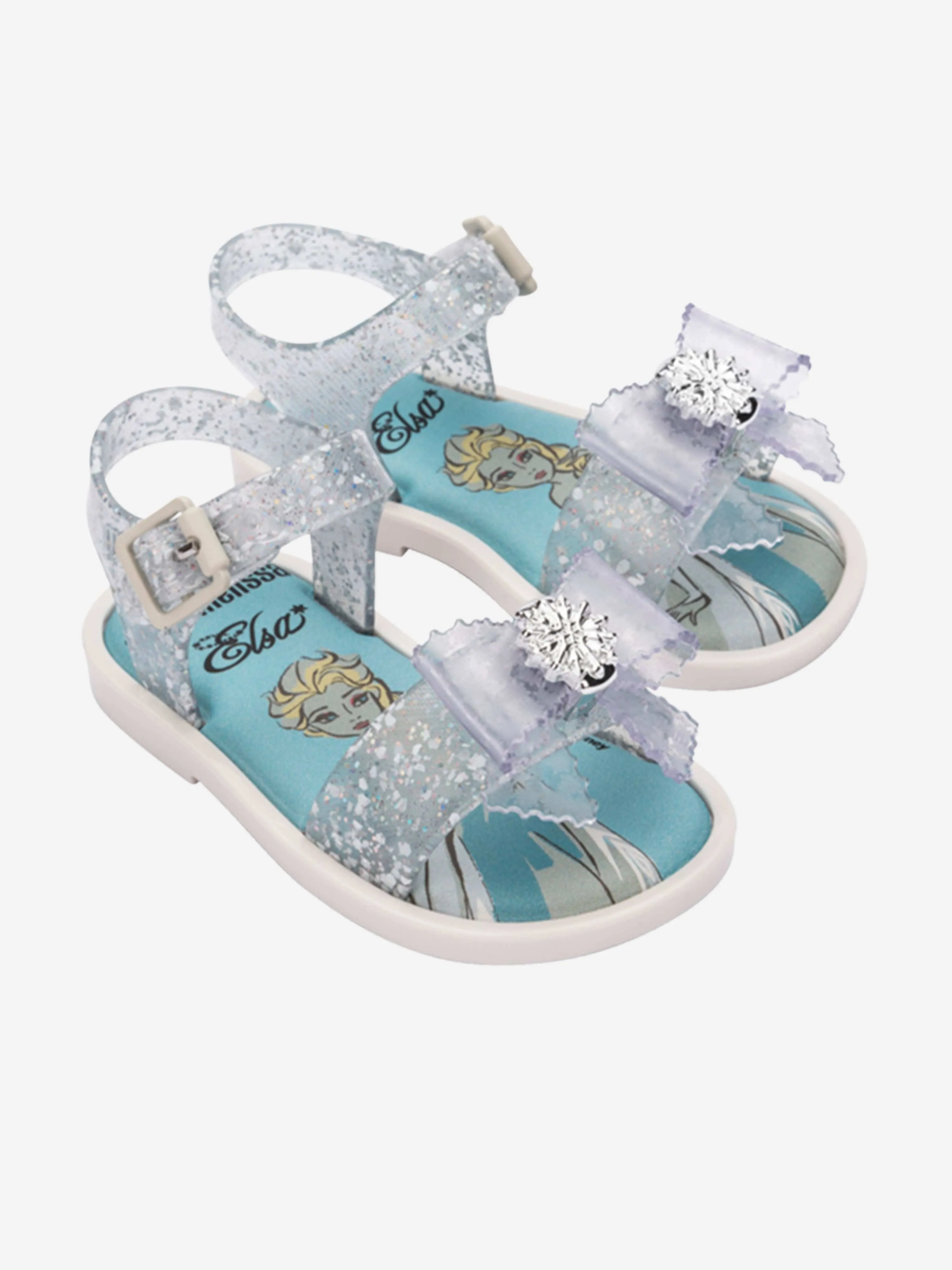 Girls Mar   Disney Princess sandals in White