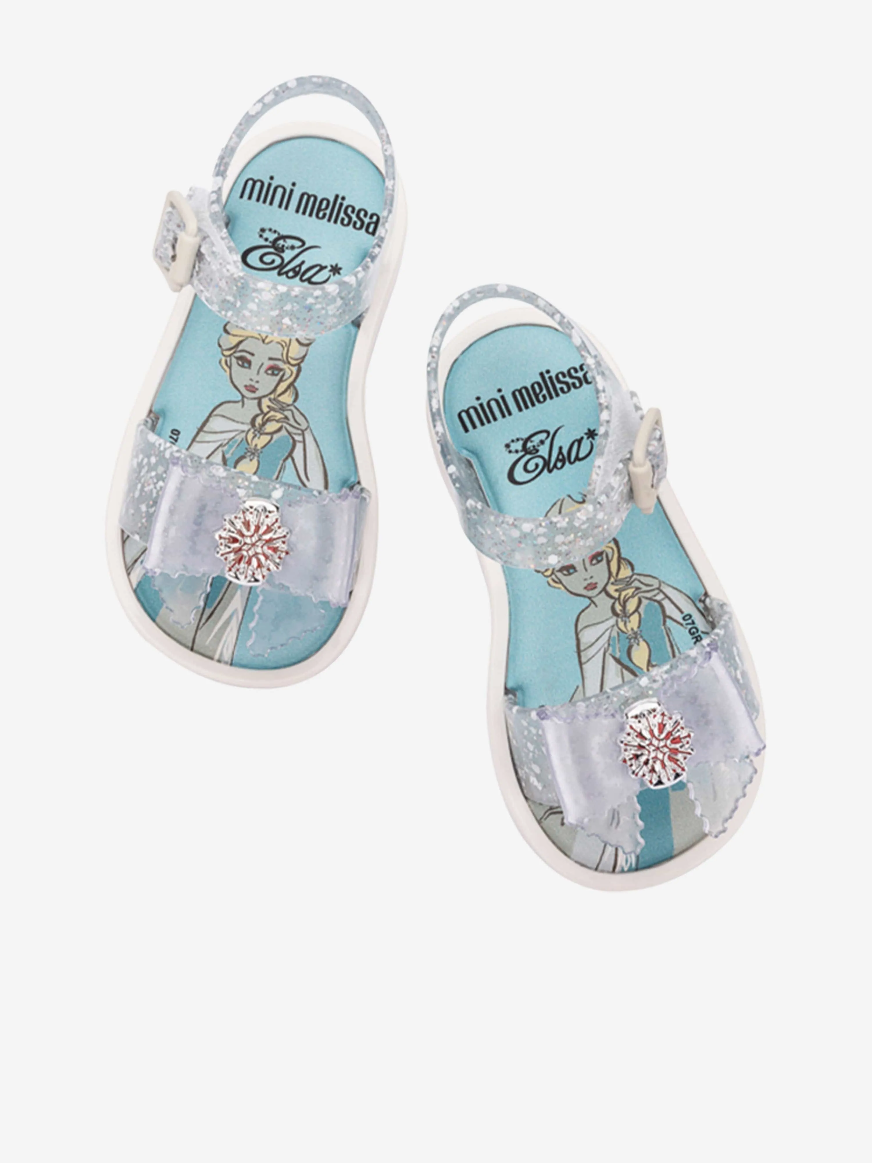 Girls Mar   Disney Princess sandals in White