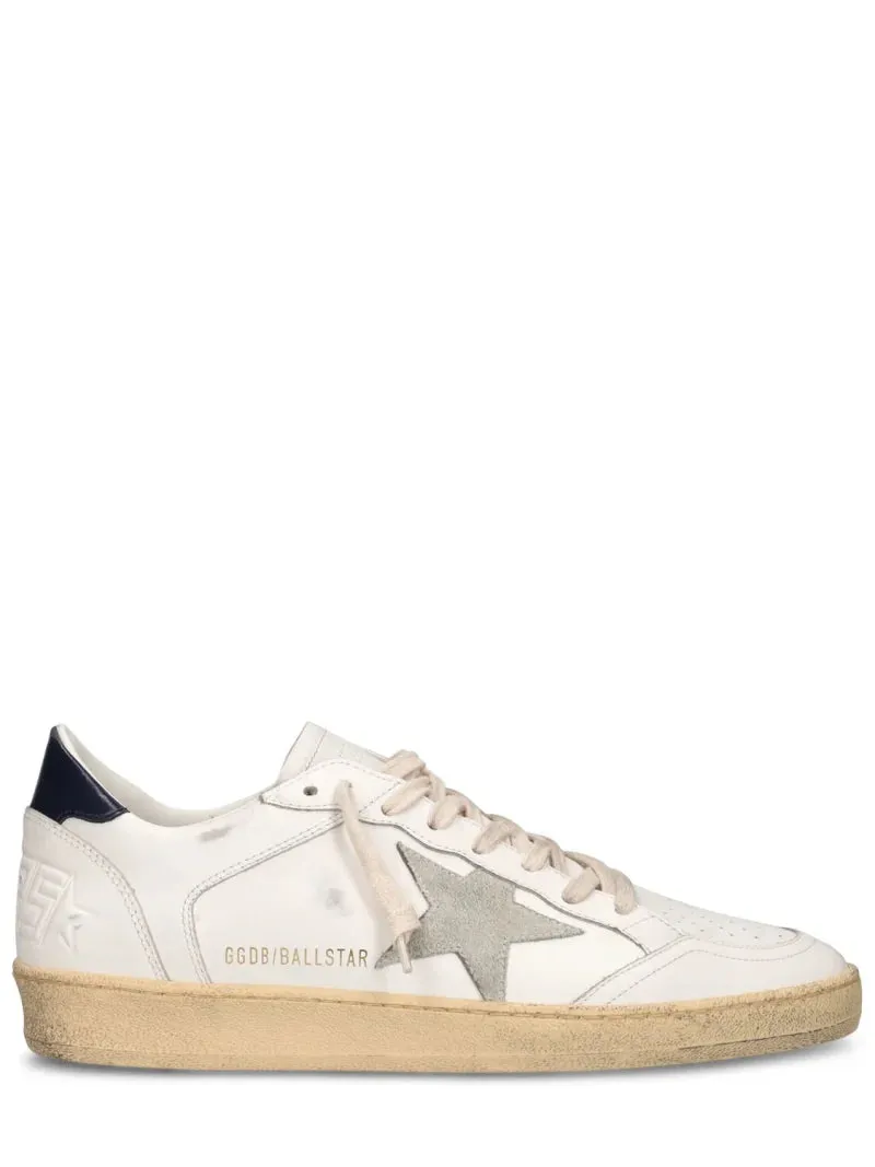 Golden Goose 20mm Ballstar Leather Low-Top Sneakers