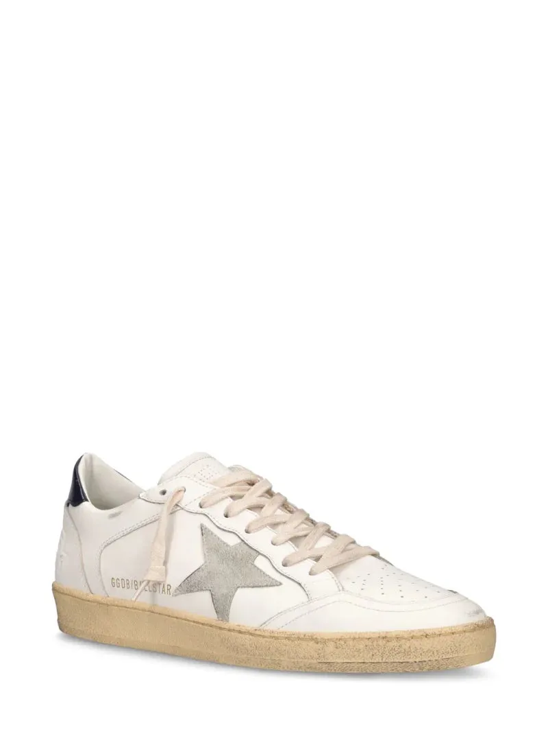 Golden Goose 20mm Ballstar Leather Low-Top Sneakers