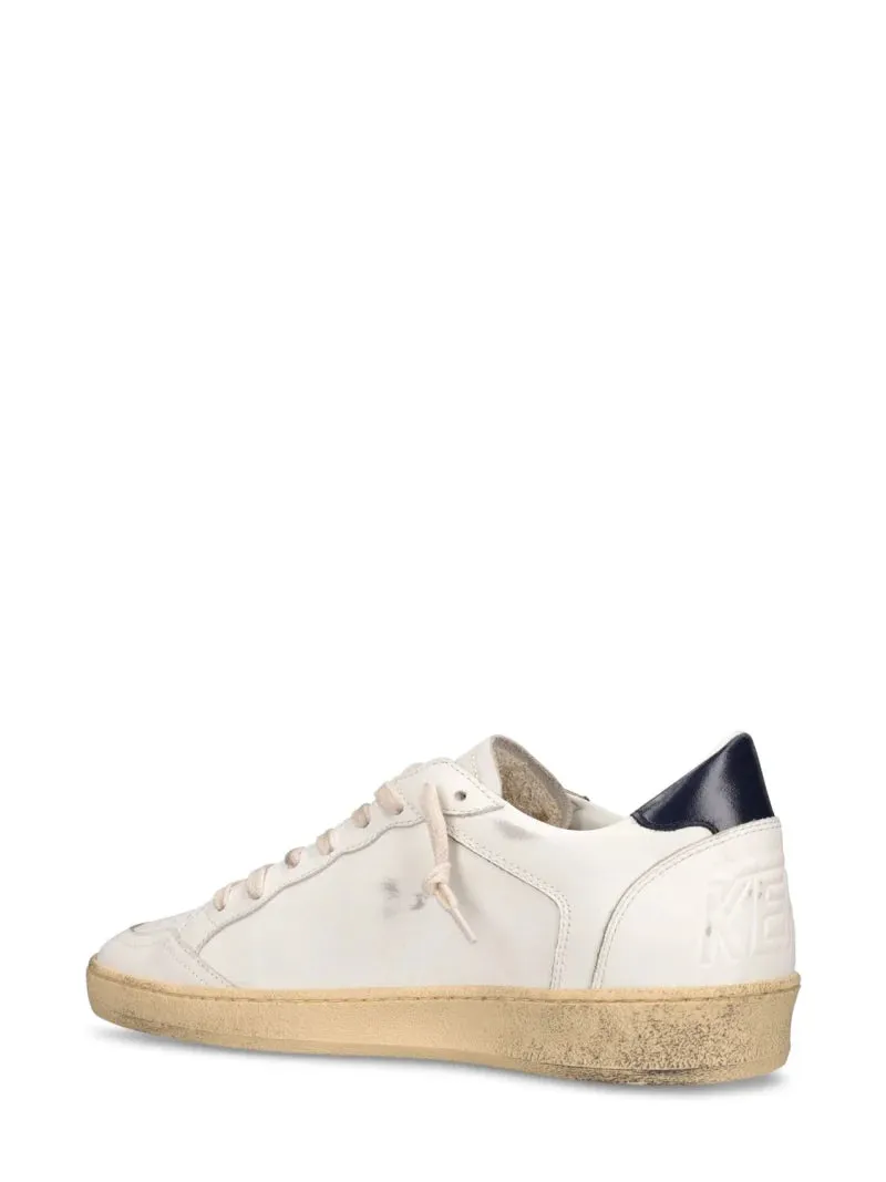 Golden Goose 20mm Ballstar Leather Low-Top Sneakers