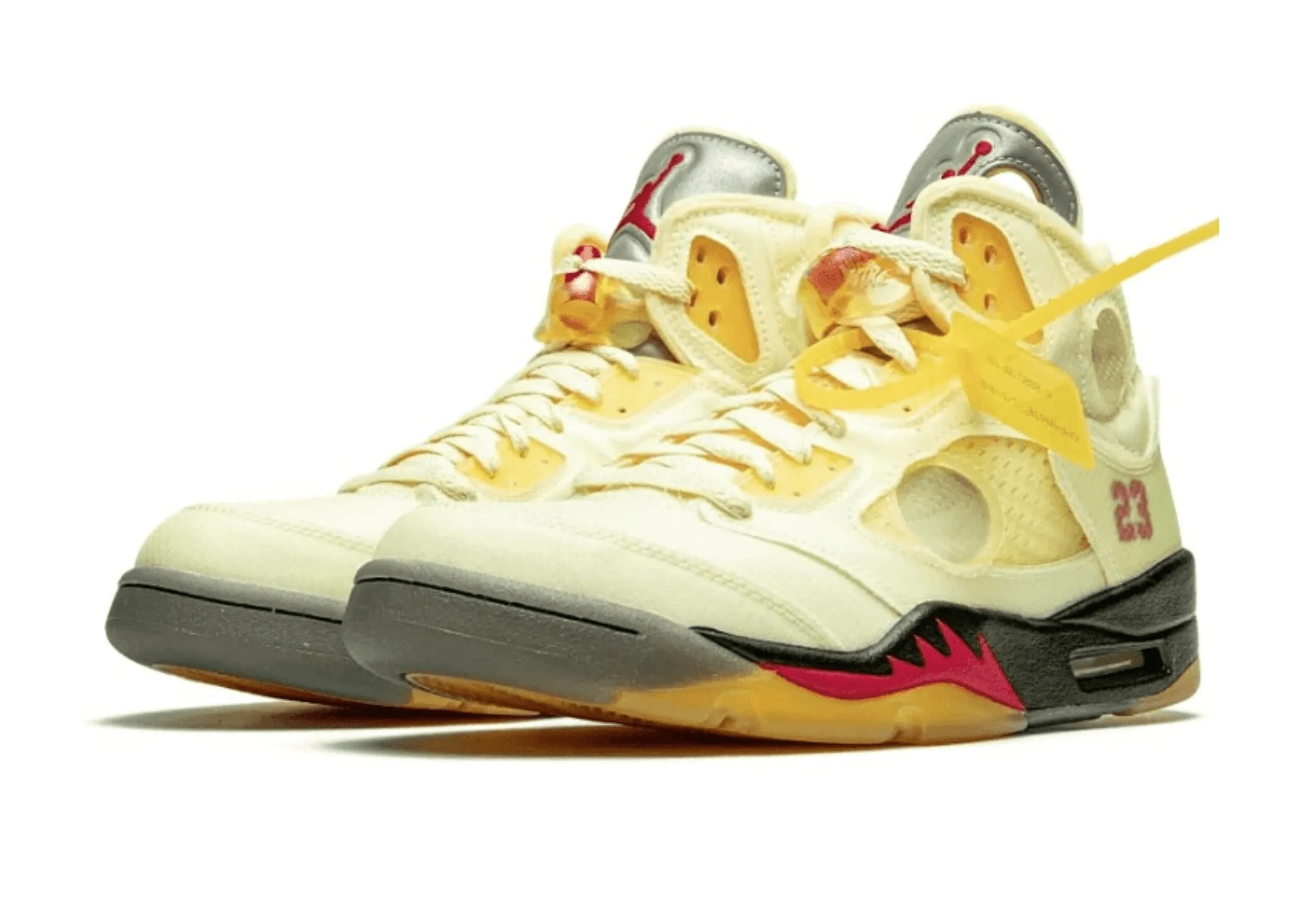 Jordan 5 X Off-White Sail