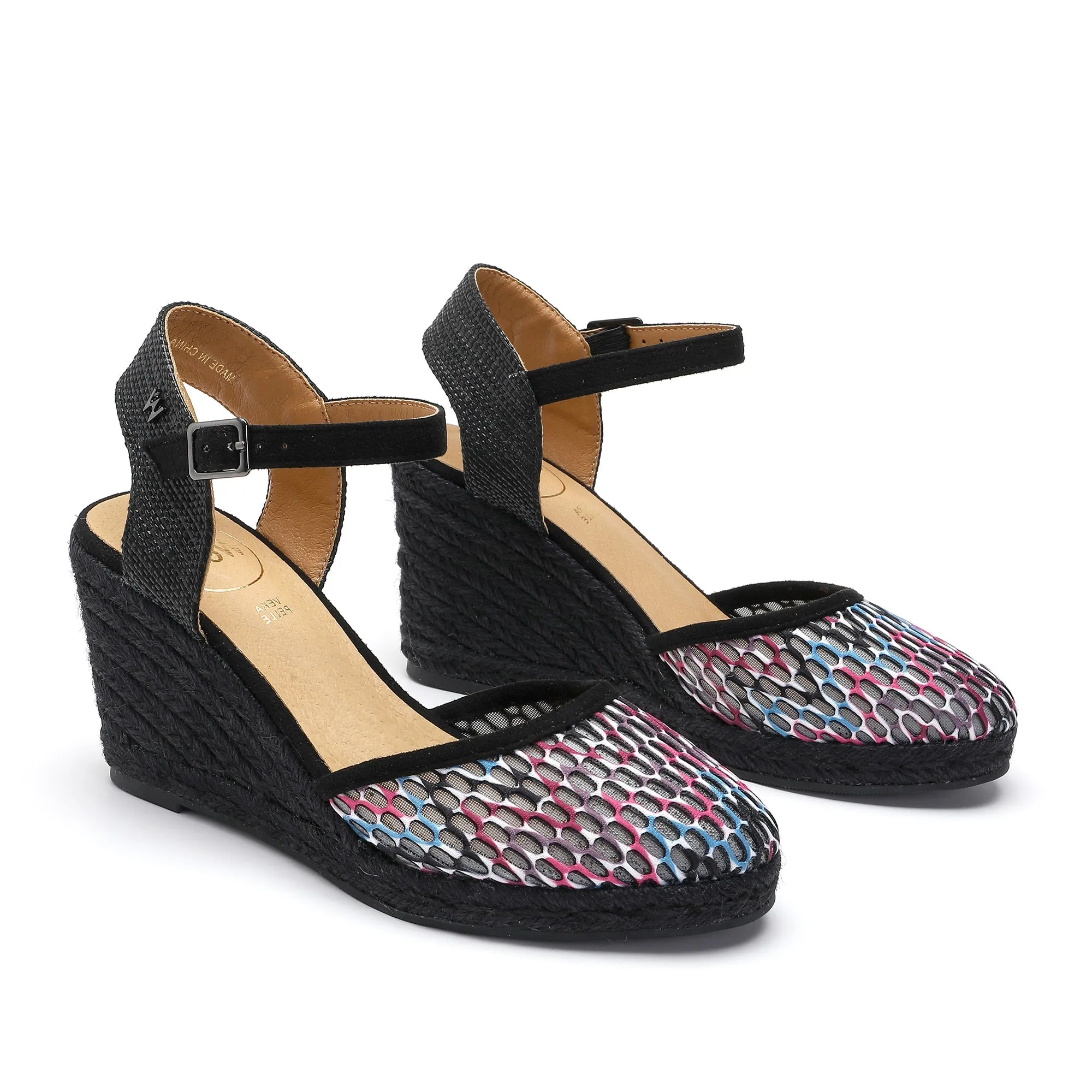 Joy Black Pink Espadrille