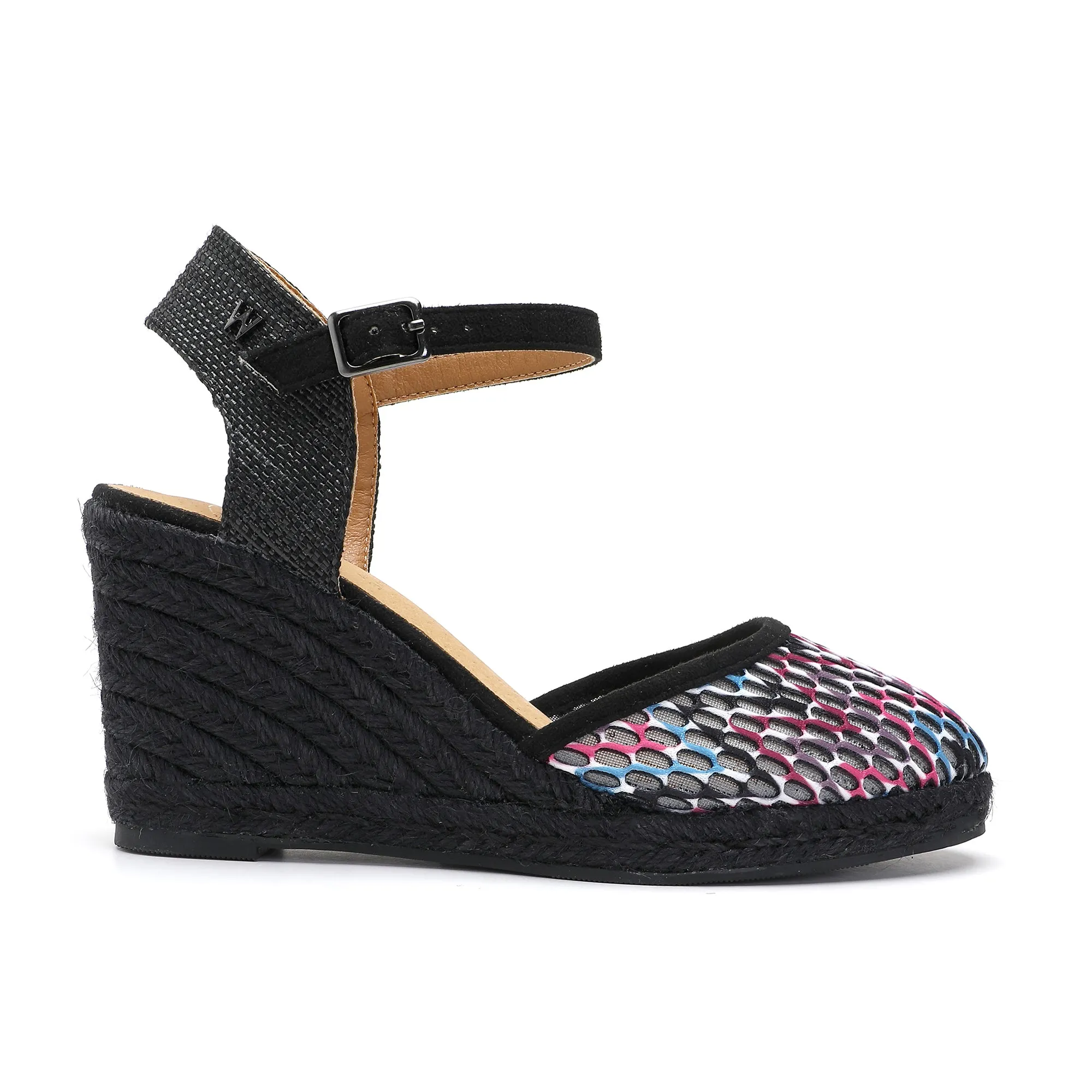 Joy Black Pink Espadrille