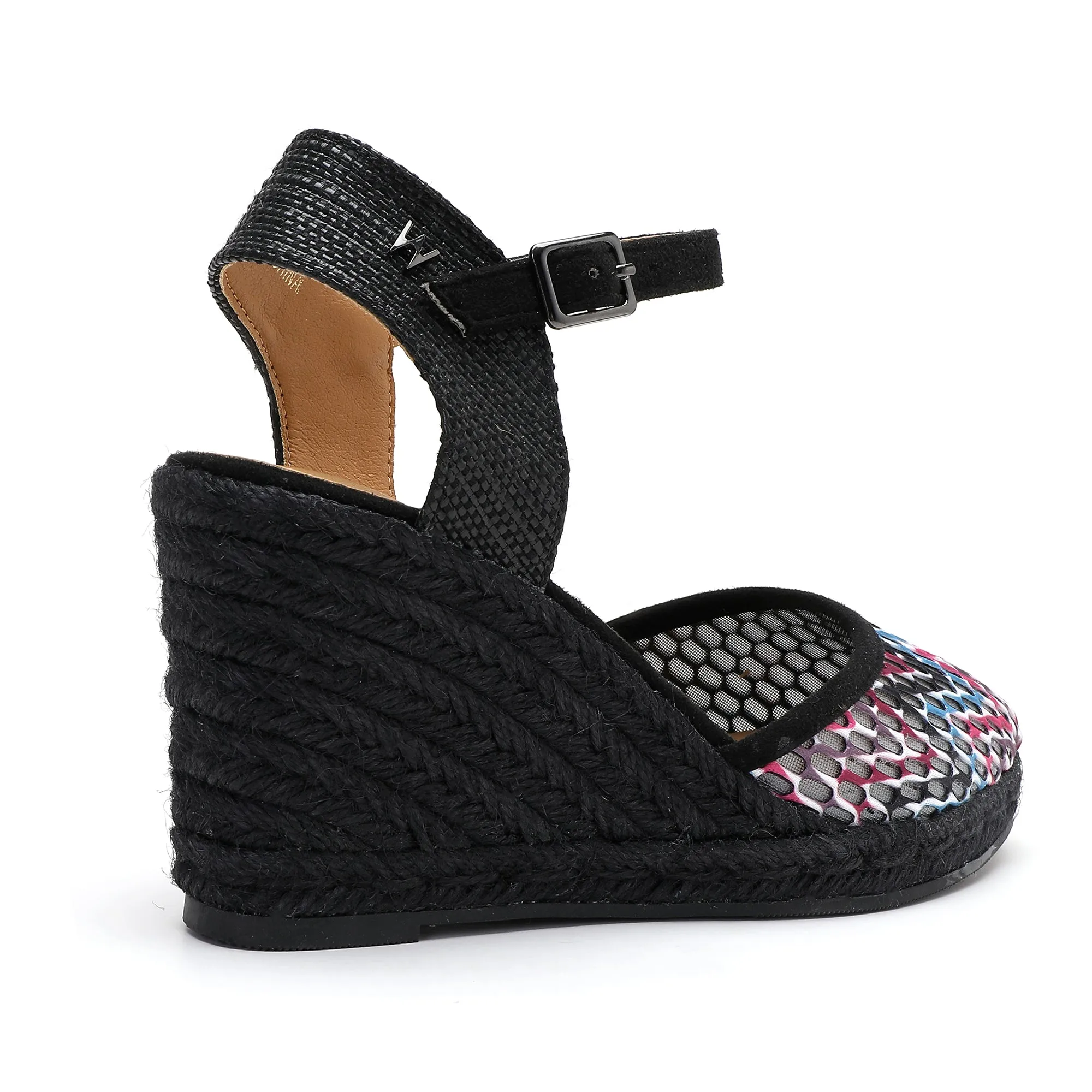 Joy Black Pink Espadrille