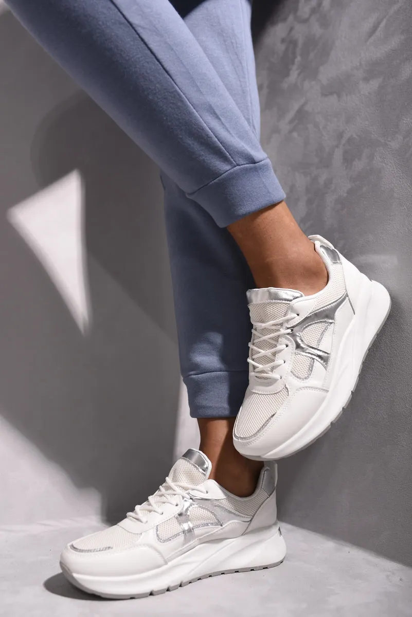 Low-Top Lace-Up Trainers