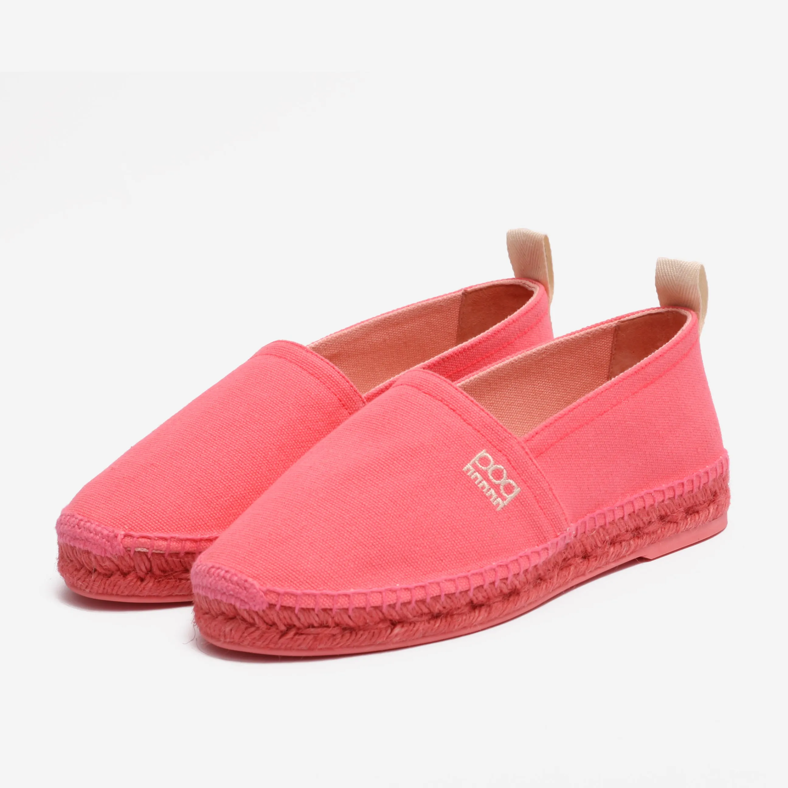 Luxury Espadrilles Women Lemán Canva Gum Pink