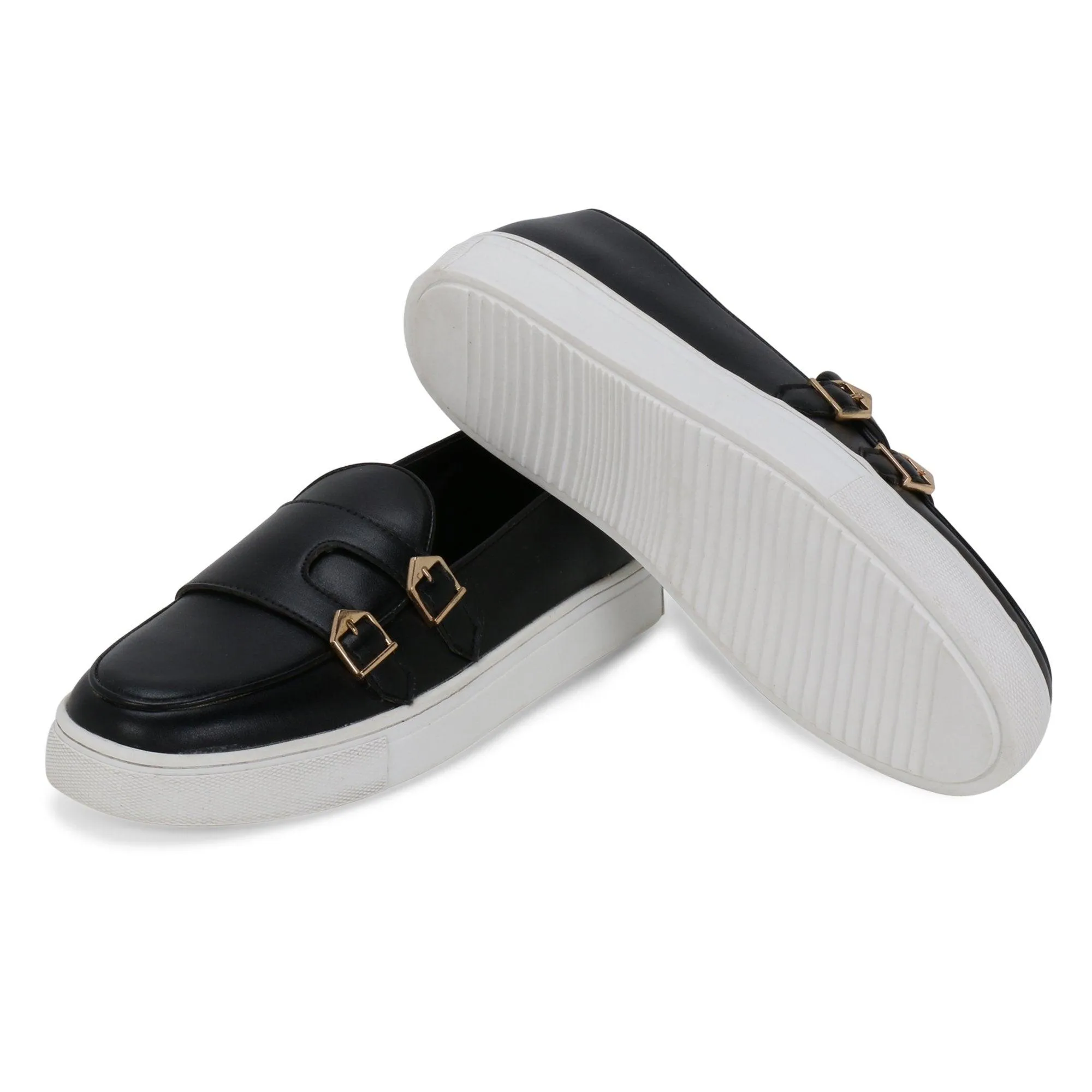 Madison Black Double Monk Classic Sneaker