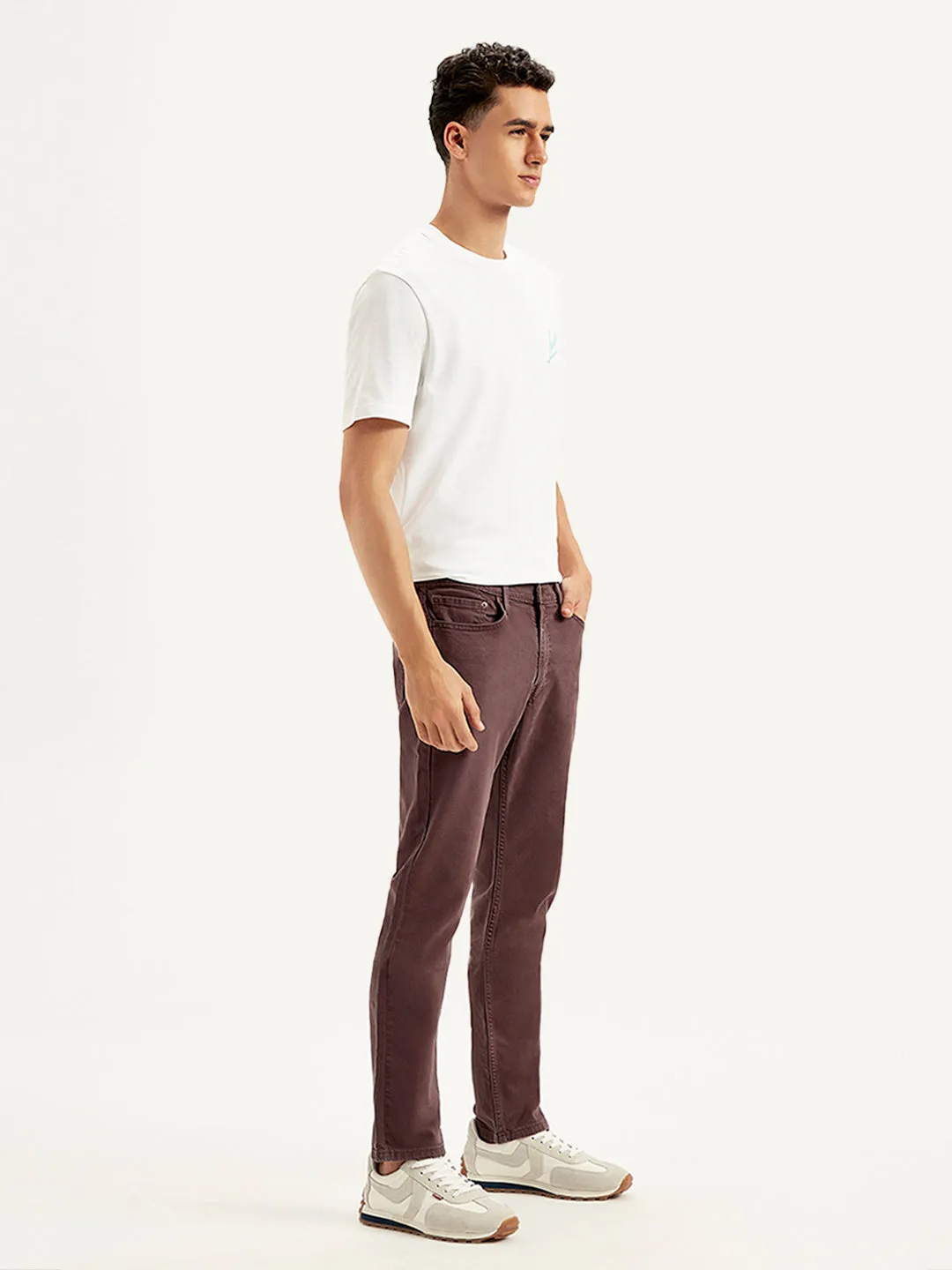 Men's 512 Slim Tapered Fit Brown Jeans