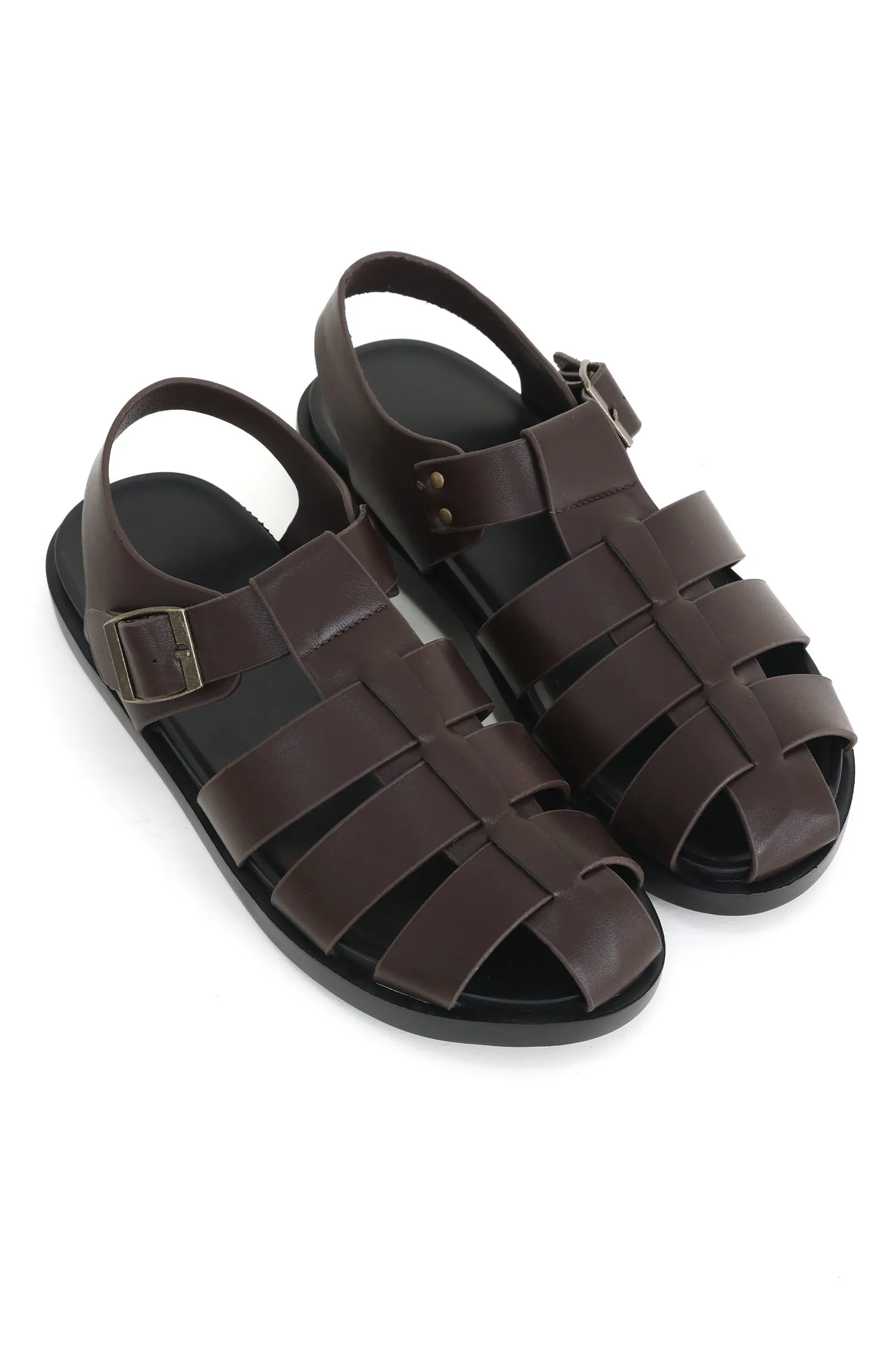 MEN'S COMFORT BLEND SANDALS-COFFEE