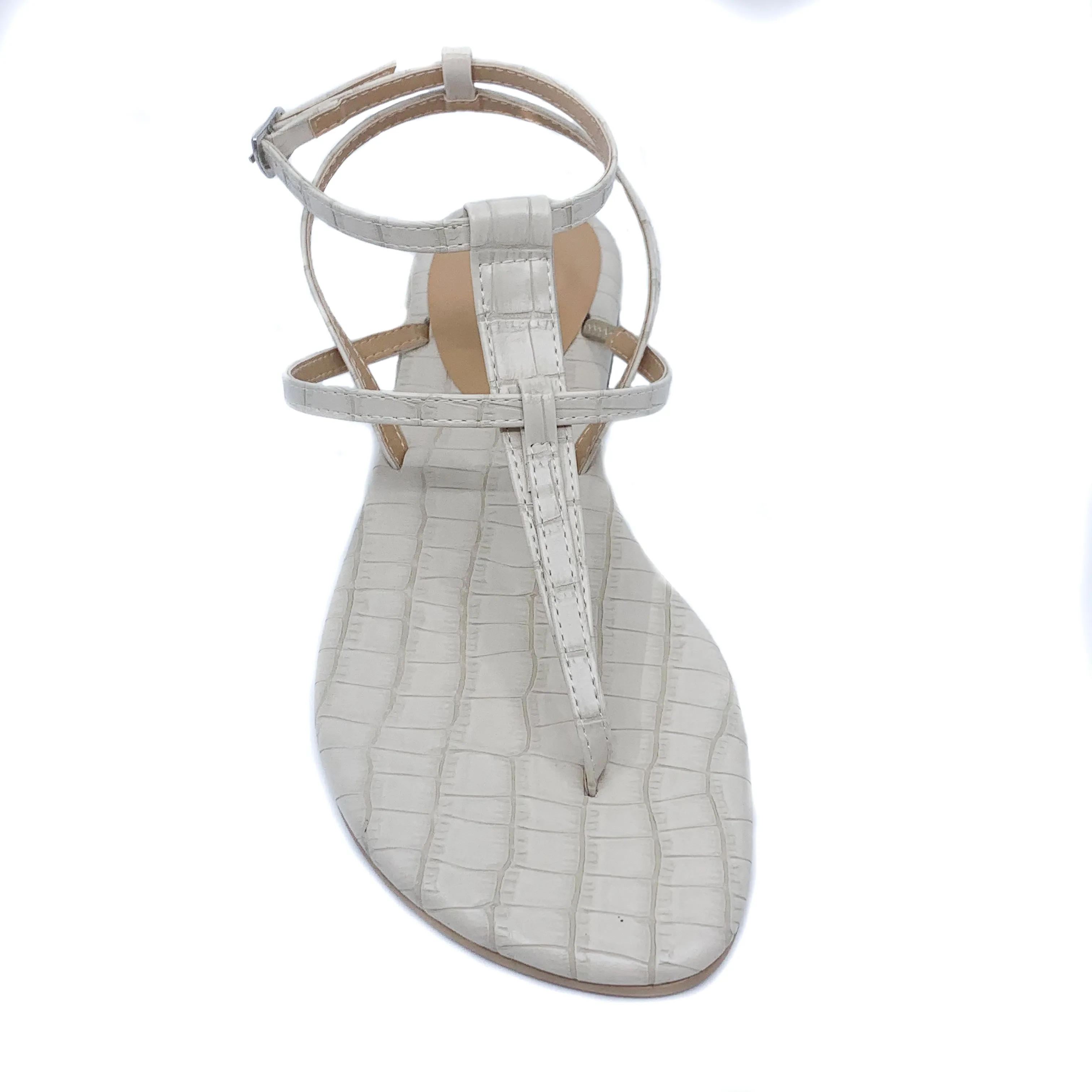 Misano Shizu Light Beige Croc Sandal