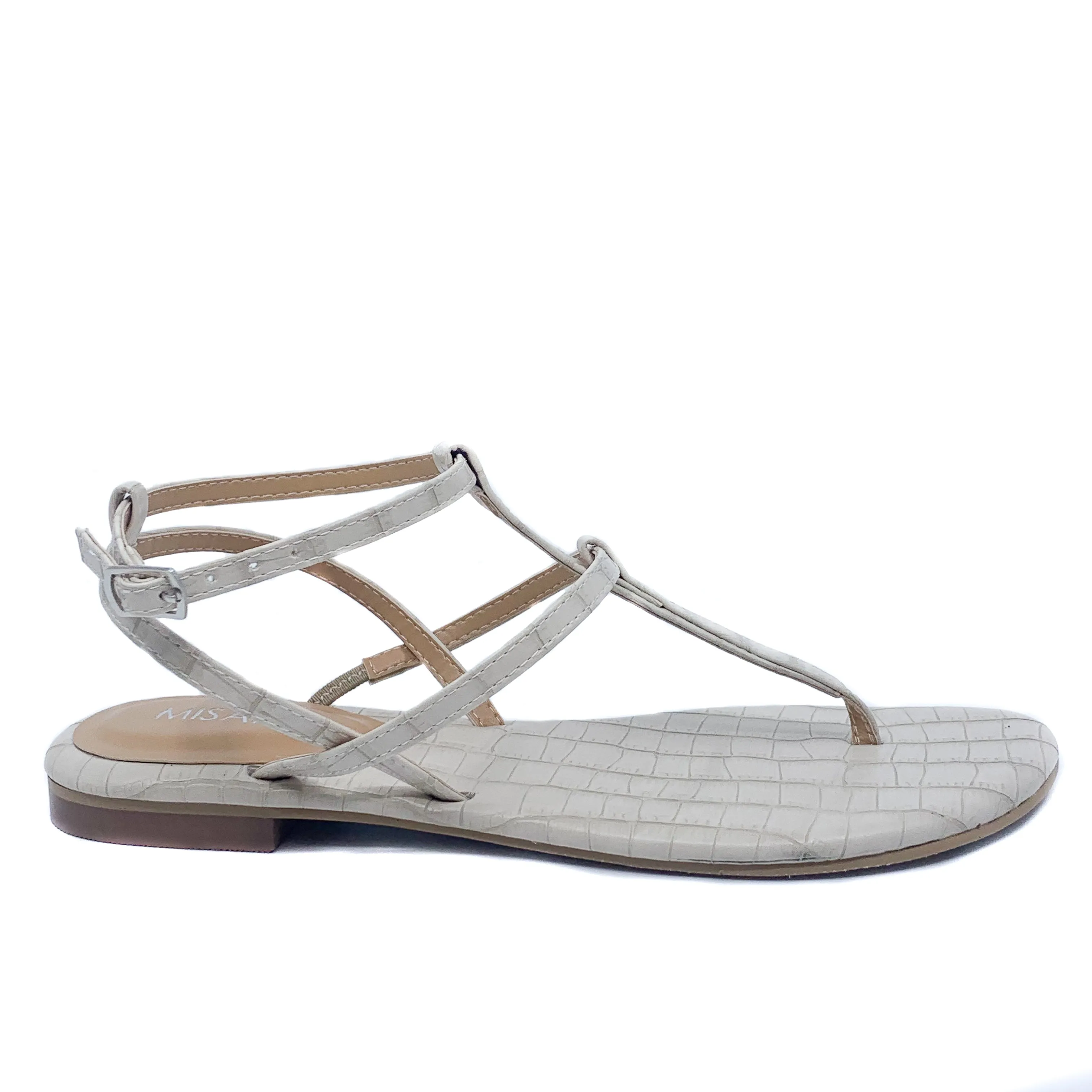 Misano Shizu Light Beige Croc Sandal