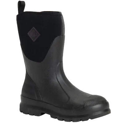 Muck Ladies Chore Mid Waterproof Black Boots WCHM000