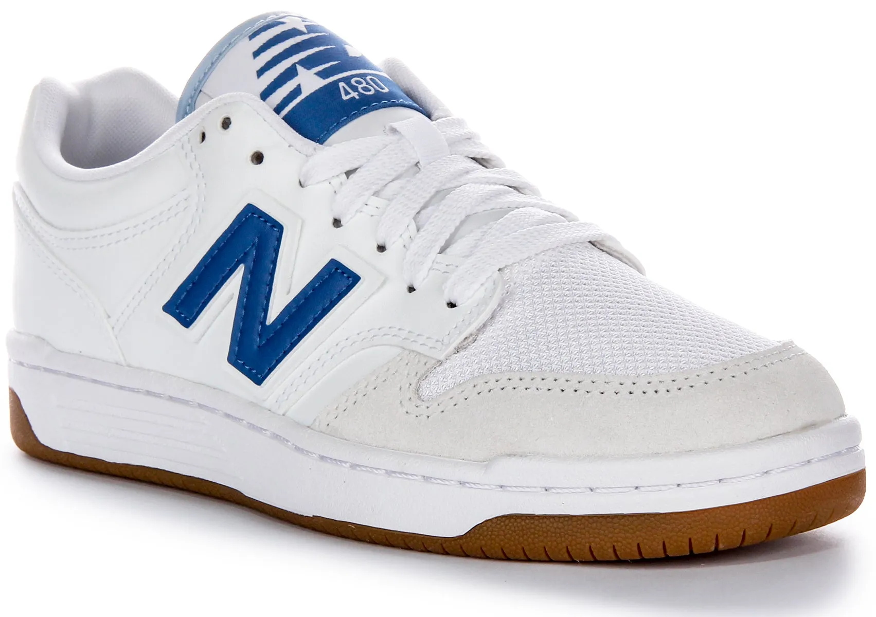 New Balance BB 480 LFB In White Blue