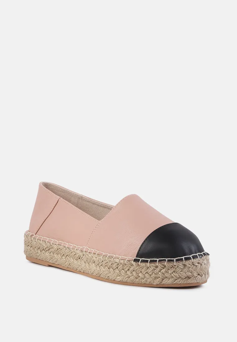 Noel Two Tone Slip-On Espadrilles