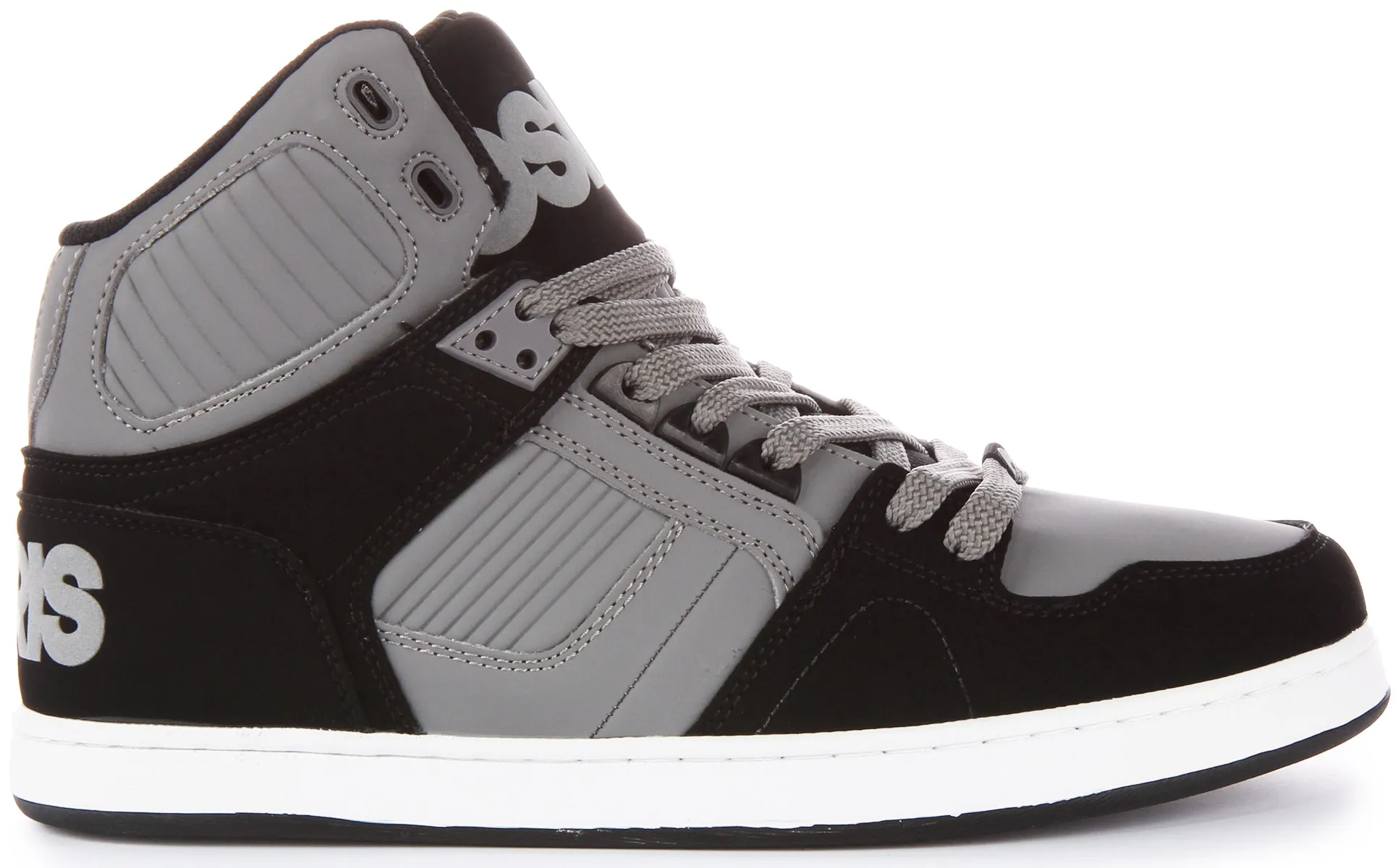 Osiris NYC 83 Clk In Grey Black For Men